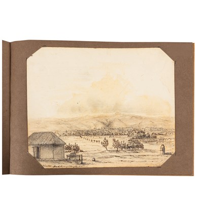 Lot 111 - Gray [Artist.] India. Album 40 original drawings. 1858 - 1862.