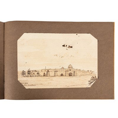 Lot 111 - Gray [Artist.] India. Album 40 original drawings. 1858 - 1862.