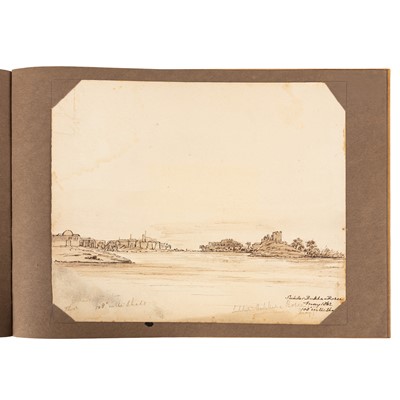 Lot 111 - Gray [Artist.] India. Album 40 original drawings. 1858 - 1862.