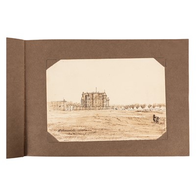 Lot 111 - Gray [Artist.] India. Album 40 original drawings. 1858 - 1862.