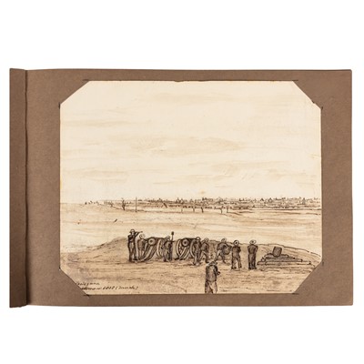 Lot 111 - Gray [Artist.] India. Album 40 original drawings. 1858 - 1862.
