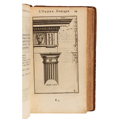 Lot 13 - Vignole. Regles des cinq ordres d'architecture, Leide,1712
