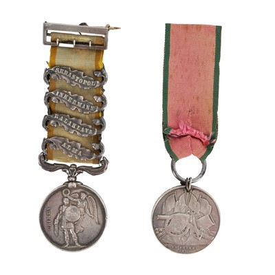 Lot 348 - Crimea Medal pair