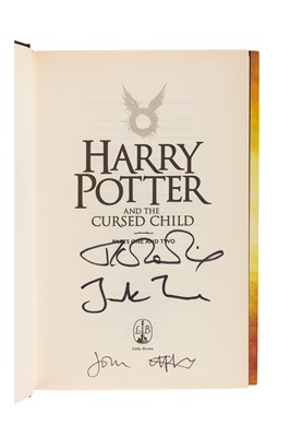 Lot 263 - Rowling. Harry Potter and the Cursed Child, signed. 2016