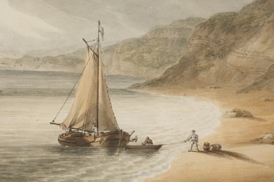 Lot 188 - Joseph Powell, P.N.W.S. 1780-1834, black Gang...