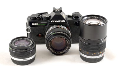 Lot 308 - Olympus OM-2 Spot/Program Outfit.