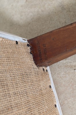 Lot 11 - An Edwardian Howard & Sons footstool