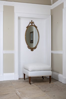 Lot 11 - An Edwardian Howard & Sons footstool