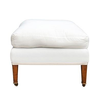 Lot 11 - An Edwardian Howard & Sons footstool