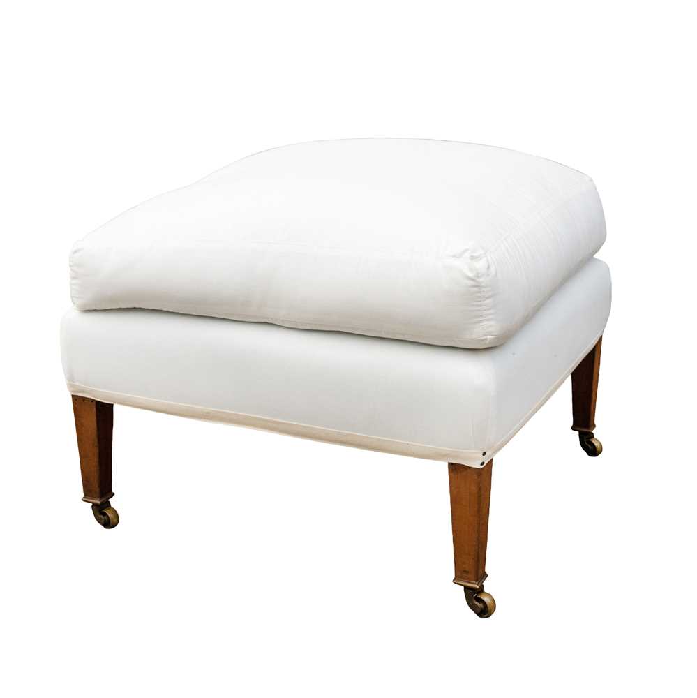 Lot 11 - An Edwardian Howard & Sons footstool