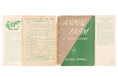 Lot 255 - Orwell. Animal Farm, 1st ed. 1st iss. 1945