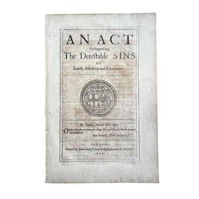 Lot 58 - Ephemera: broadsides and newspapers