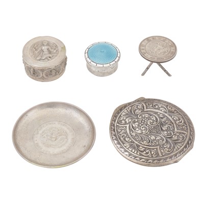 Lot 466 - A mixed group of silver