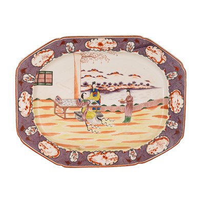 Lot 188 - An early 19th Century Miles Mason porcelain meat platter circa 1810