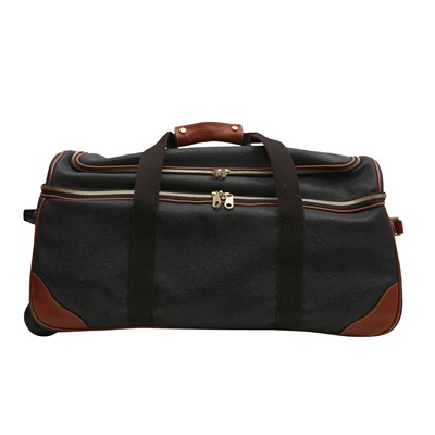 Lot 151 - Mulberry Black Scotchgrain Soft Rolling Duffle Bag 60