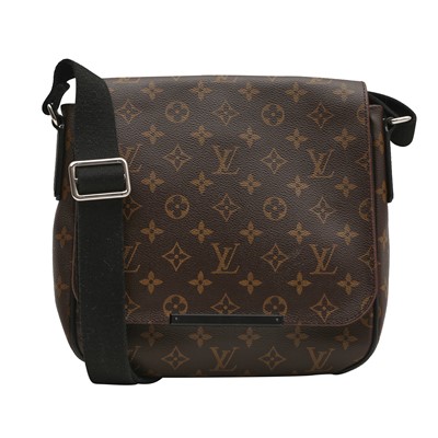 Lot 104 - Louis Vuitton Monogram Macassar District Messenger PM
