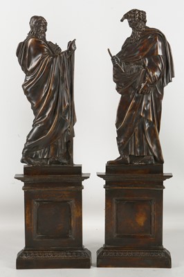 Lot 197 - A pair of late 18th century, bronze relief...