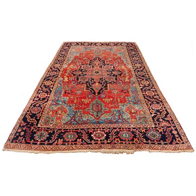 Lot 90 - An antique Heriz carpet, north-west Persia