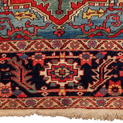 Lot 90 - An antique Heriz carpet, north-west Persia