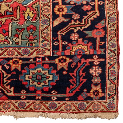 Lot 90 - An antique Heriz carpet, north-west Persia