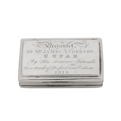 Lot 372 - Cupar dated 1819 by Robert Robertson (active 1817-77)