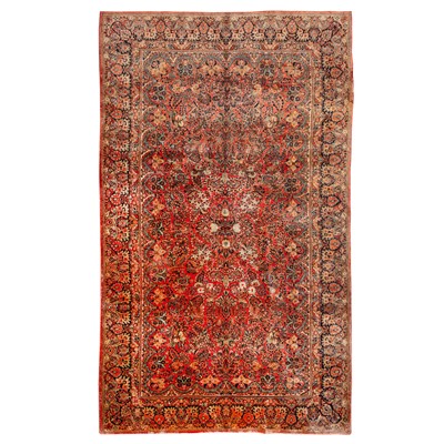 Lot 102 - A fine antique Sarouk carpet, west Persia