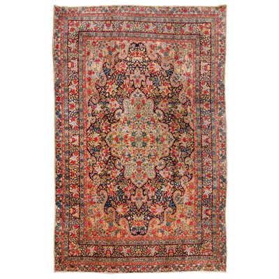 Lot 25 - A fine Kirman Laver carpet, south Persia