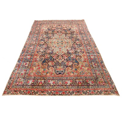 Lot 25 - A fine Kirman Laver carpet, south Persia