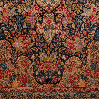 Lot 25 - A fine Kirman Laver carpet, south Persia