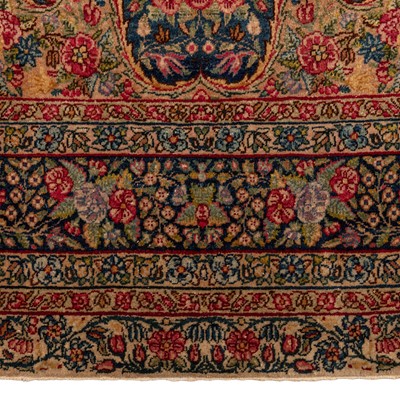 Lot 25 - A fine Kirman Laver carpet, south Persia