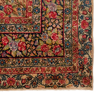 Lot 25 - A fine Kirman Laver carpet, south Persia