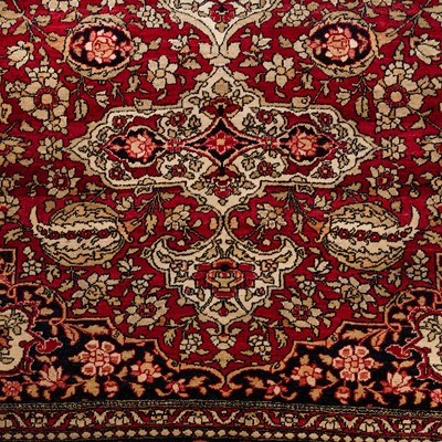 Lot 74 - A very fine antique Isfahan rug, central Persia