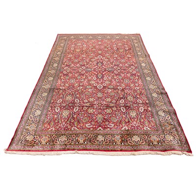 Lot 27 - An extremely fine silk Indian carpet