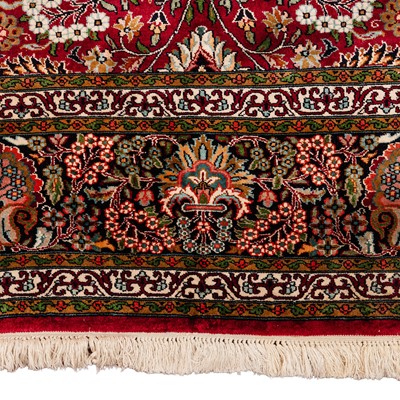 Lot 27 - An extremely fine silk Indian carpet