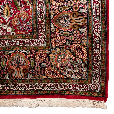 Lot 27 - An extremely fine silk Indian carpet