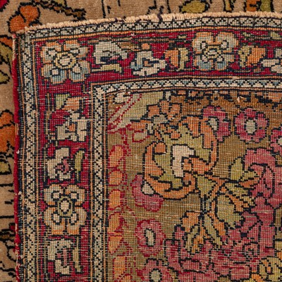 Lot 96 - A pair of fine antique Isfahan prayer rugs, central Persia