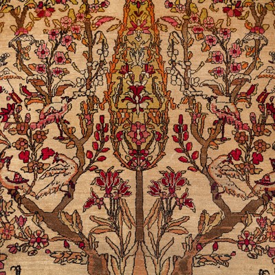 Lot 96 - A pair of fine antique Isfahan prayer rugs, central Persia