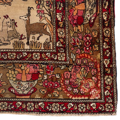 Lot 96 - A pair of fine antique Isfahan prayer rugs, central Persia