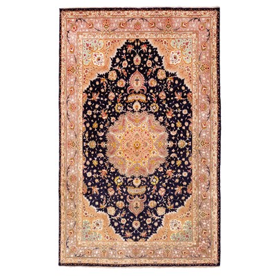Lot 28 - A very fine pat silk Tabriz carpet, north-west Persia