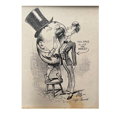 Lot 248 - Miscellaneous cartoons, A collection of 14