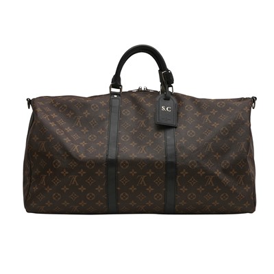 Lot 106 - Louis Vuitton Monogram Macasar Keepall Bandouliere 55