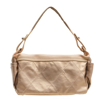Lot 333 - Chanel Metallic Bronze Paris Biarritz Shoulder Bag
