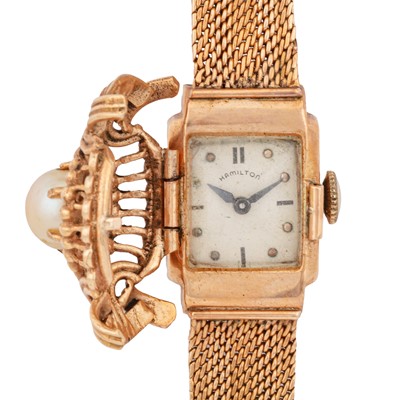 Lot 102 - Hamilton 'Concealed Dial' Bracelet Watch