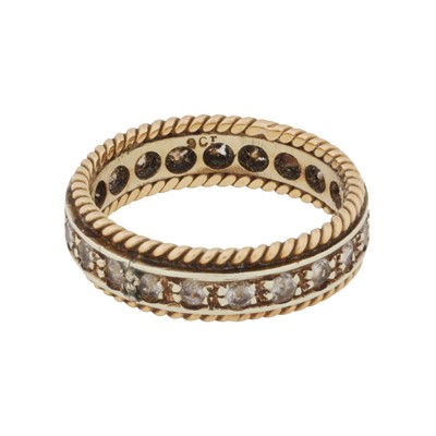 Lot 130 - A paste full eternity ring