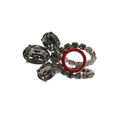 Lot 351 - Dior Open Flower Statement Dress Ring