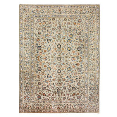 Lot 99 - A fine Kashan carpet, central Persia