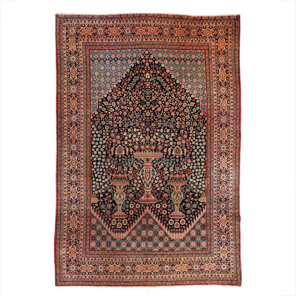 Lot 93 - A fine Teheran Haj Khanumi design carpet, north Persia