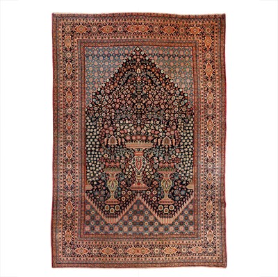 Lot 93 - A fine Teheran Haj Khanumi design carpet, north Persia