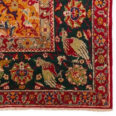 Lot 18 - A fine North Indian carpet of Safavid design