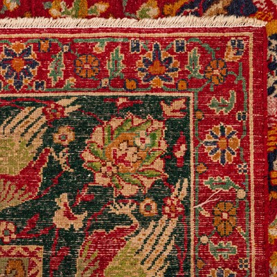 Lot 18 - A fine North Indian carpet of Safavid design